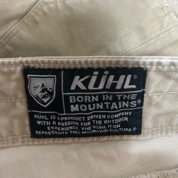 KUHL Rydr Men's Pants/Jeans Size 35x30 Patina Dye Tan Jeans 5 Pocket - Picture 2 of 15